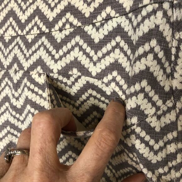 Anthropologie Cartonnier Taupe Cream Shorts - Picture 5 of 13